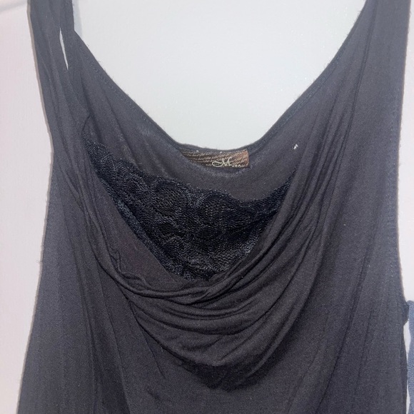 Small cocktail dress grey and black - Picture 3 of 4